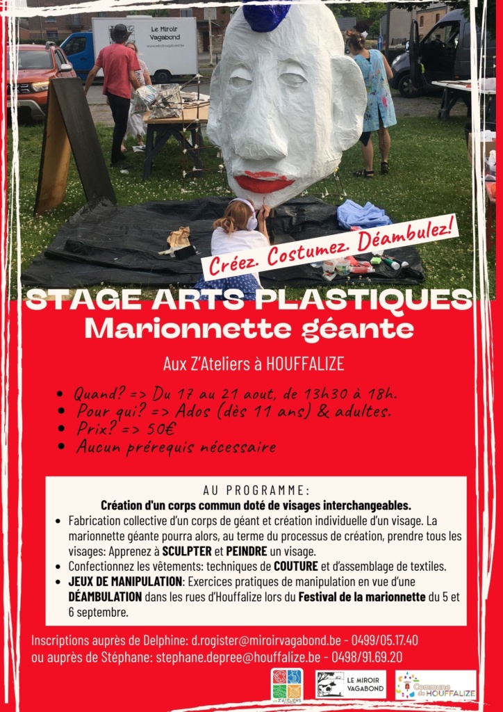 Orange Beige Stage Céramique Flyer Esthétique
